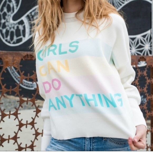Zadig & Voltaire GIRLS CAN DO ANYTHING SWEATER XS - Picture 2 of 16